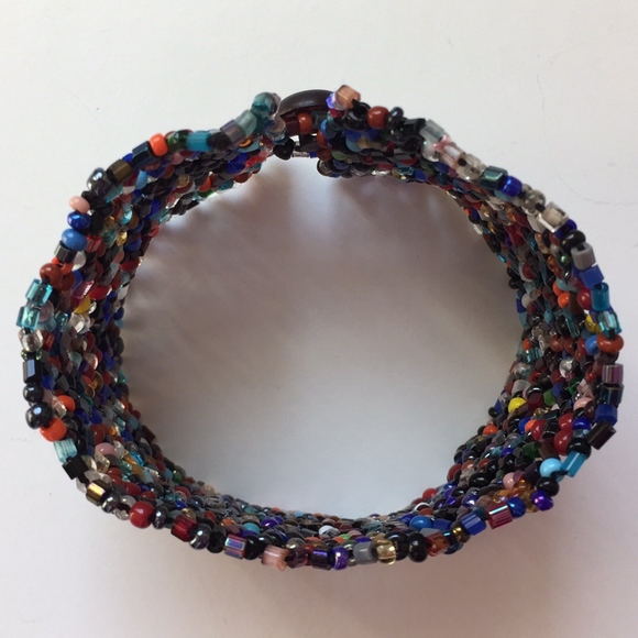 Vintage Artisan Jewelry Vintage Artisan Bracelet Muticolored Beads